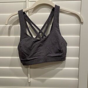 lululemon athletica Dark Gray Sports Bra